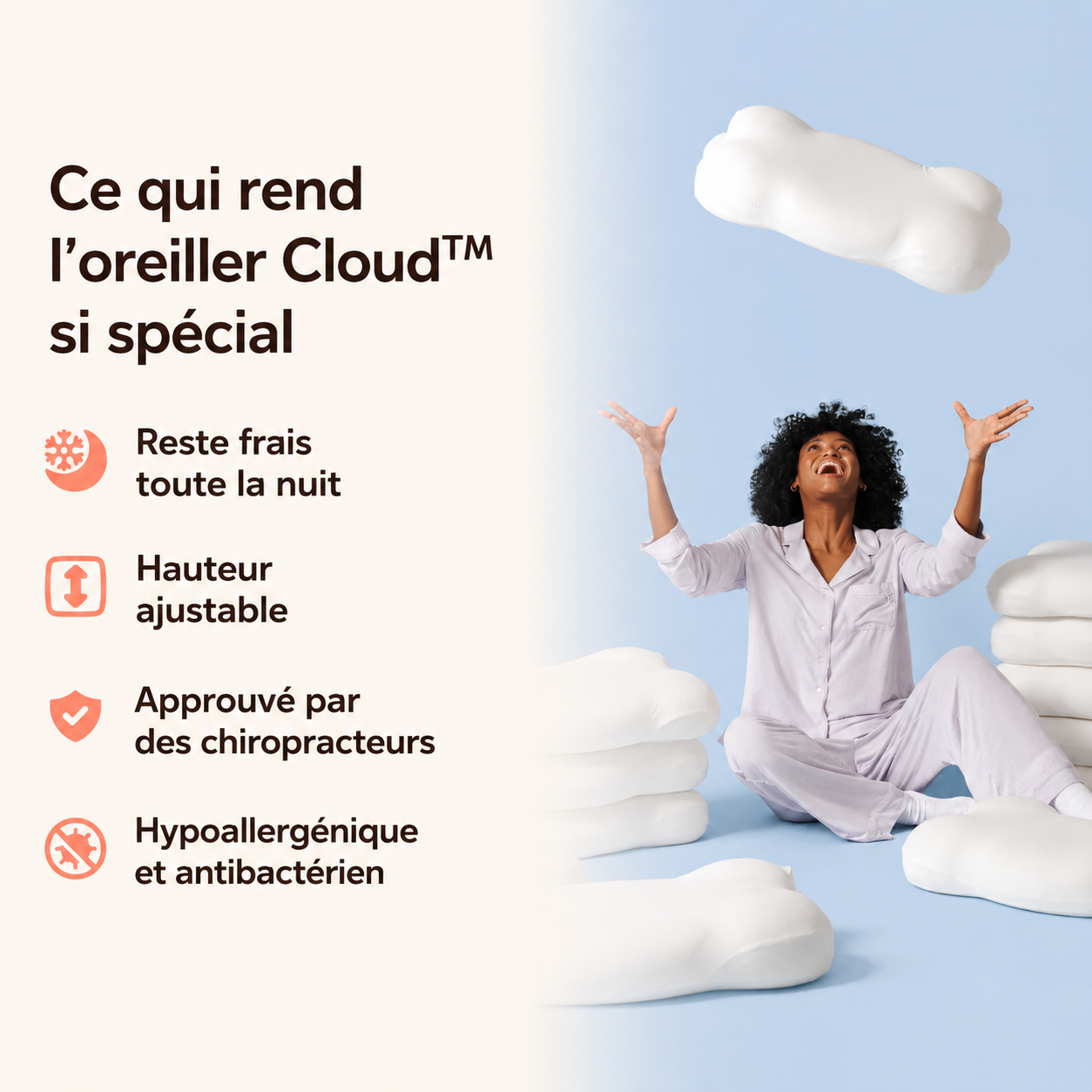L'oreiller Loomi Cloud